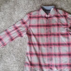 Banna republic medium plaid mens shirt
